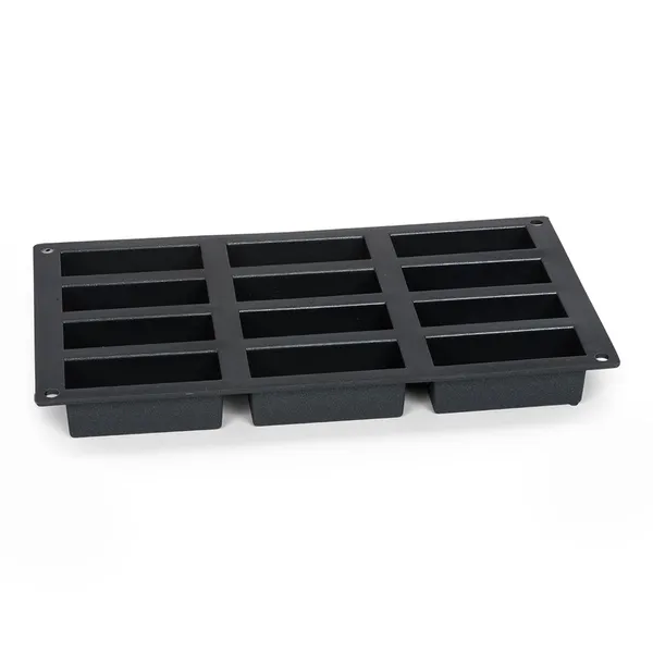 Kepimo forma, silikonas, 12 financier, 8 x 3 cm, H 3,5 cm, vnt