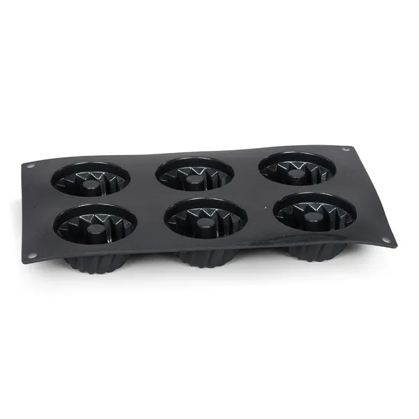 Kepimo forma, silikonas, 6 bundt, D 7 cm, H 3,5 cm, vnt