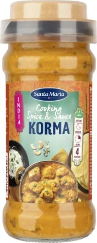 Kepimo padažas ir prieskoniai SANTA MARIA Korma, 360g