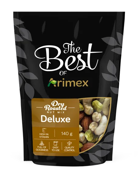 Kepintų riešutų mišinys, The Best of Arimex, DELUXE, 140 g