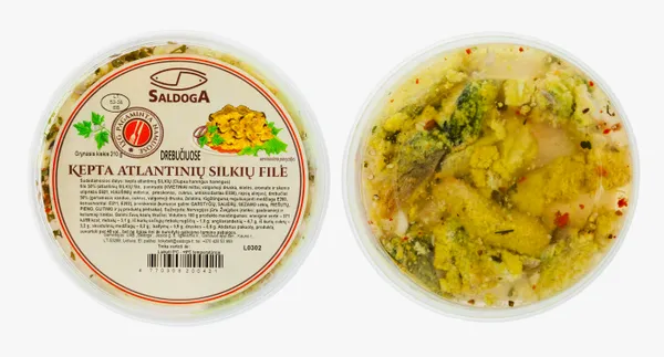 Kepta atlantinių silkių filė drebučiuose, 210g