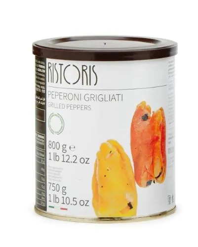 Paprika grilēta, mizota RISTORIS, 800 g/750 g