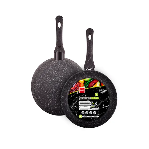 Keptuvė BLACKBLOCK, nesvylanti danga, aliuminis 4 mm, D 26 cm, H 5 cm, vnt