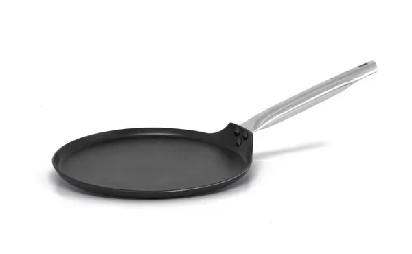 Keptuvė blynams Black Pro, nesvylanti danga,  aliuminis, D 28 cm, H 1,5 cm, vnt