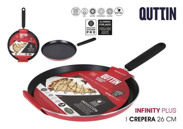 Keptuvė blynams Crepes, nesvylanti danga, aliuminis, D 25 cm, vnt