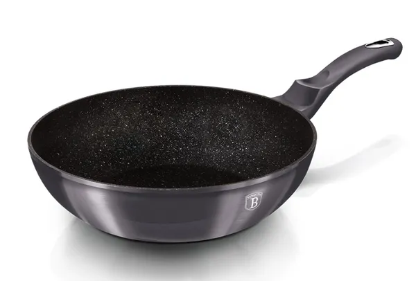 Keptuvė Carbon Wok, nesvylanti danga/aliuminis, 3,2 l, D 28 cm, H 7,4 cm, vnt