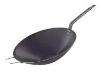 Keptuvė WOK, su 2 rankenomis, plienas, 2 mm, D 40/11 cm, H 10,4 cm, vnt