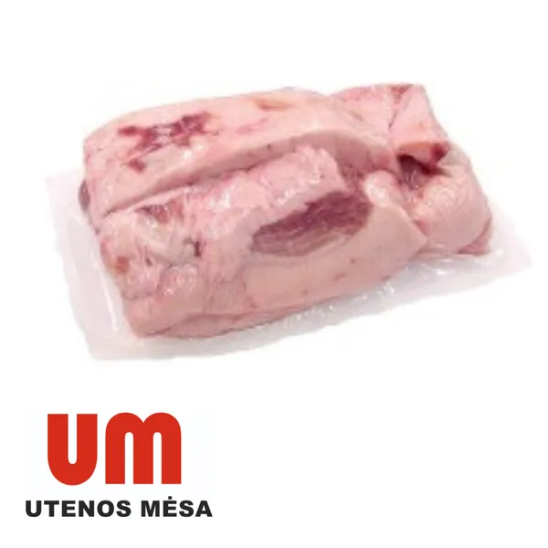 Kiaulienos lašiniai, be odos, vakuume, ~1 kg, UME