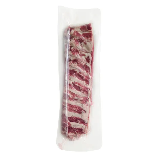 Kiaulienos šonkauliai, su mėsa, pjauti pusiau, vakuume, ~1,8 kg, KKM