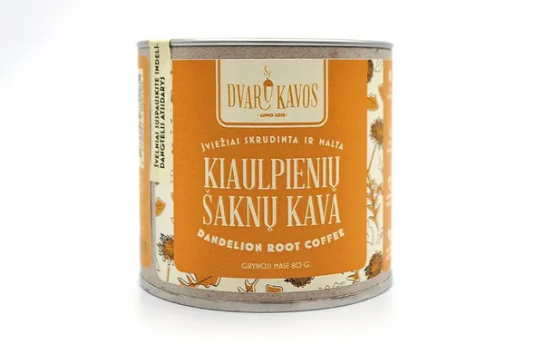 Kiaulpienių šaknų kava, Švelniai ir šviežiai skrudinta, 100g