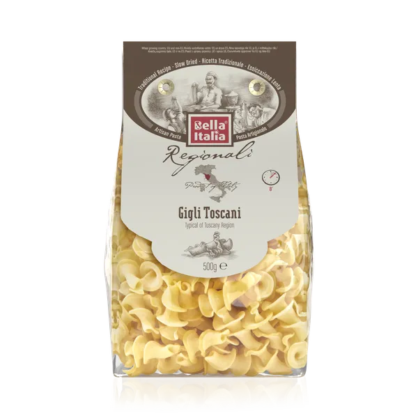 Kietagrūdžiai makaronai BELLA ITALIA, Gigli Toscani, 500 g