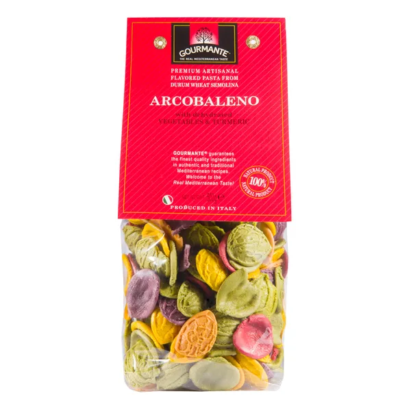Kietagrūdžiai makaronai GOURMANTE, Arcobaleno, 500g
