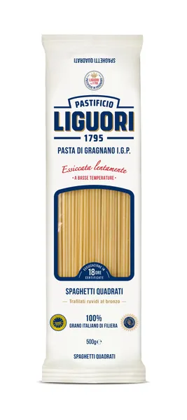Kietagrūdžiai makaronai LIGUORI, Spageti Quadrati, Nr. 5, 500 g