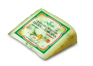 Cietais siers LA LEYENDA, ar pesto, no aitas piena, 5mēn., 150g