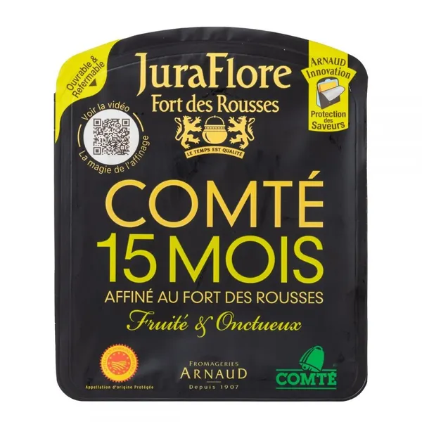 Kietasis sūris COMTE, PDO, 45% rieb., brandintas 15 mėn., 200
