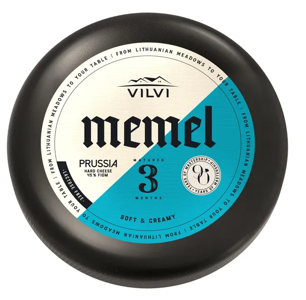 Kietasis sūris MEMEL Prussia 3 mėn., 45%, RSM, ~ 3 kg