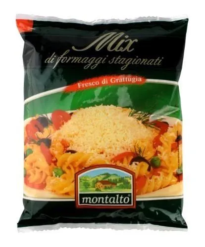 Kietasis sūris MONTALTO, tarkuotas, SGN, 35% RSM, 500 g