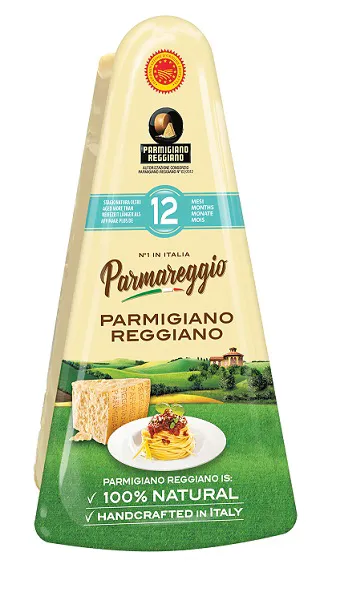 Kietasis sūris Parmigiano Reggiano PARMAREGGIO, brand. 12 - 14 mėn, PDO, 150g