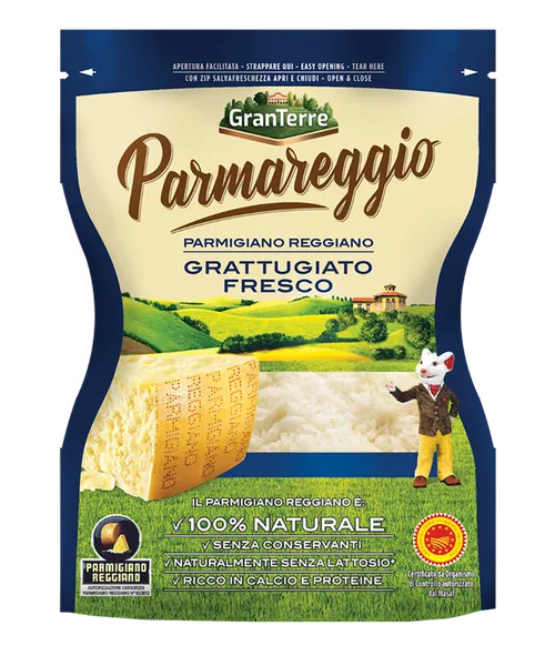 Kietasis sūris Parmigiano Reggiano PARMAREGGIO, tarkuotas, SGN, PDO,100 g