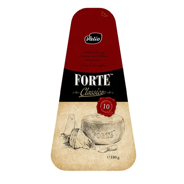 Cietais siers VALIO Forte Classico, 10 mēn., 180 g