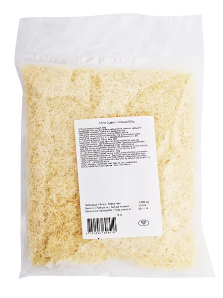 Kietasis sūris VALIO Forte Classico, tarkuotas, 500 g