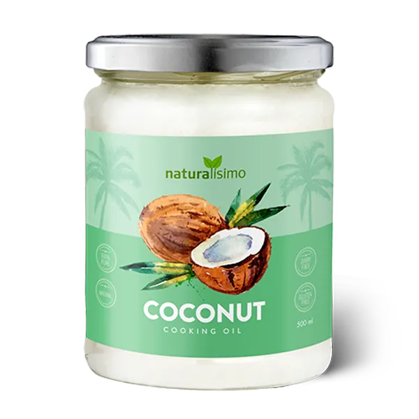 Rafinuotas kokosų aliejus NATURALISIMO, 500 ml