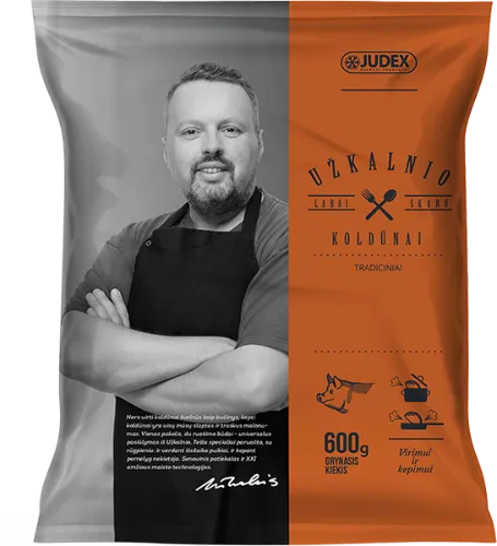 Koldūnai Užkalnio Tradiciniai, virimui ir kepimui, 600 g