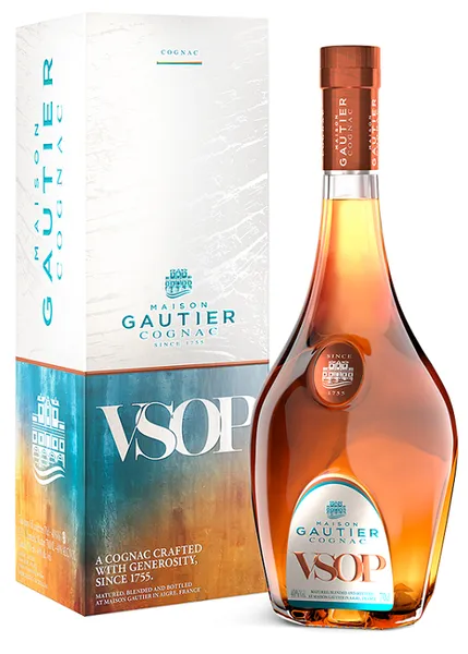 Konjakas GAUTIER VSOP, su dėžute, 40%, 0,7 l