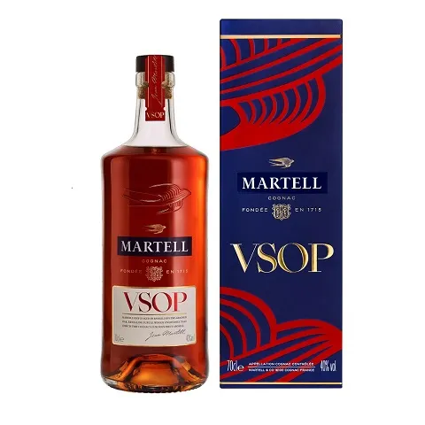 Konjakas MARTELL VSOP Red Barrel, dėžutėje, 40%, 0,7 l