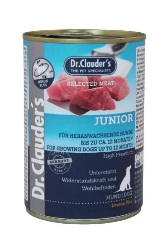 Konservai šunims DR. CLAUDER'S, jauniems šunims, 400 g