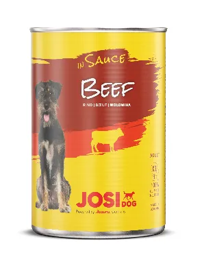 Konservi suņiem JOSERA JosiDog, ar liellopu mērcē, 415g
