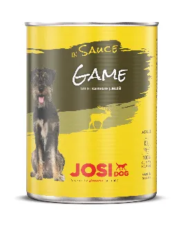 Konservi suņiem JOSERA JosiDog, ar medījuma gaļu mērcē, 415g
