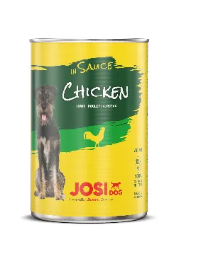 Konservi suņiem JOSERA JosiDog, ar vistu mērcē, 415g