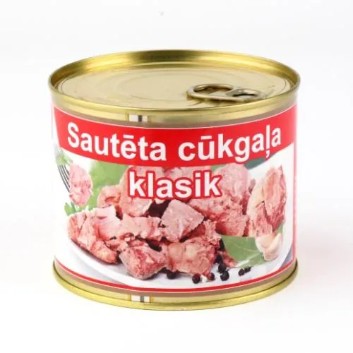 Konservuota kiauliena savo sultyse, 525 g