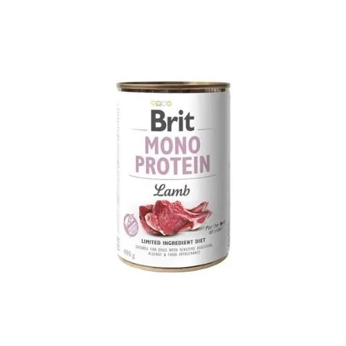 Konservi suņiem BRIT CARE Mono Protein Lamb, 400g