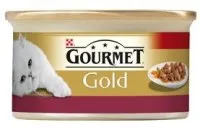Konservuotas kačių ėdalas GOURMET Gold, su kalakutiena ir paštetu, 85 g