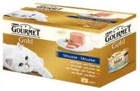 Barība kaķiem Gourmet Gold 4-paka pastete 340g
