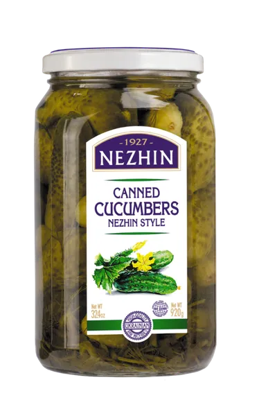 Konservuoti agurkai Neshin Style, NEZHIN, 920g/460g