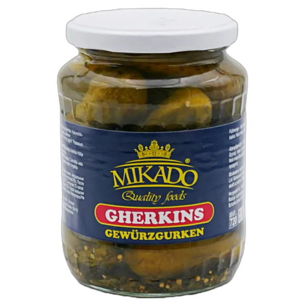 Konservuoti agurkėliai MIKADO, 680g/350g