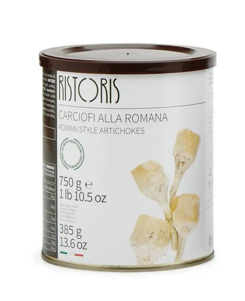 Artišoki Romiešu stilā ar kātiņu eļļā, RISTORIS, 750 g/385 g
