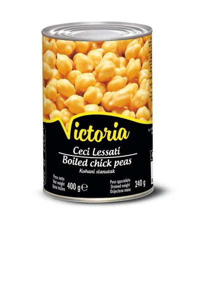 Konservuoti avinžirniai VICTORIA, 400 g/240 g