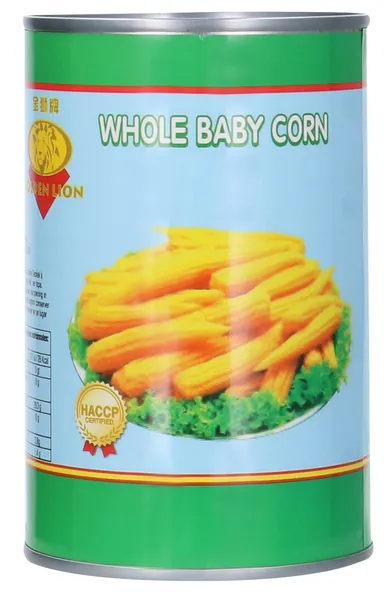 Konservuoti jauni kukurūzai, GOLDEN LION, 425 g