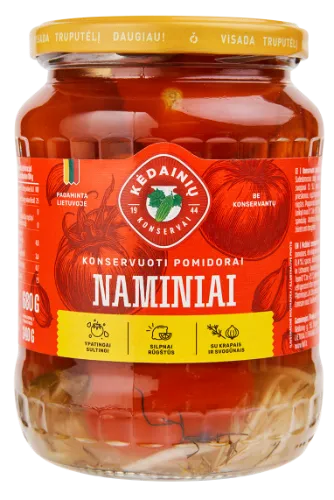 Konservuoti naminiai KĖDAINIŲ pomidorai, 680g/340g