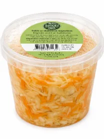 Kopūstų salotos SAVICKŲ ŪKIS, su salierais ir obuoliais, kibirėlyje, 800g