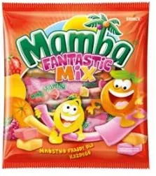 Kramtomieji saldainiai MAMBA, Fatntastic Mix, 140g