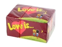 Košļājamā gumija LOVE IS ķiršu-citronu garša, 100gab