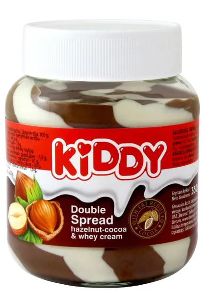 Krēms šokolādes riekstu Kiddy Duo 350g