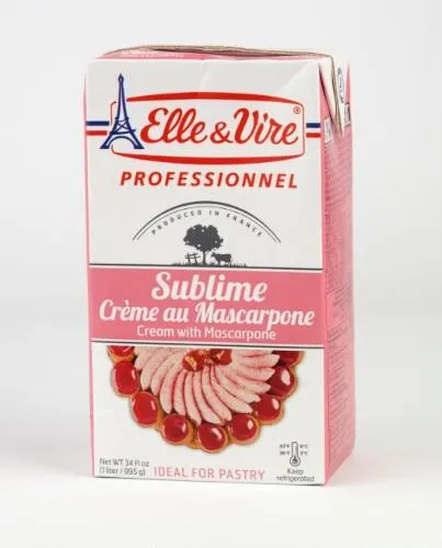 Saldais krējums ELLE&VIRE Sublime ar Mascarpones sieru, 36.5%, 1kg