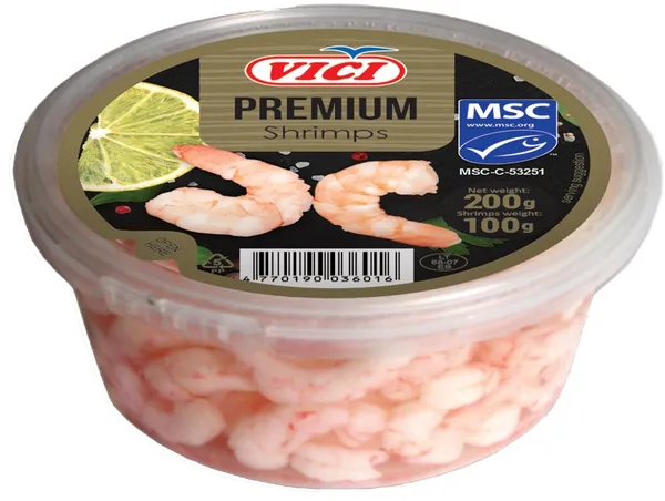 Krevetės, sūryme, 200 g