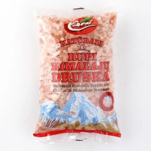 Kristalinė druska Himalajai, stambi, 500g